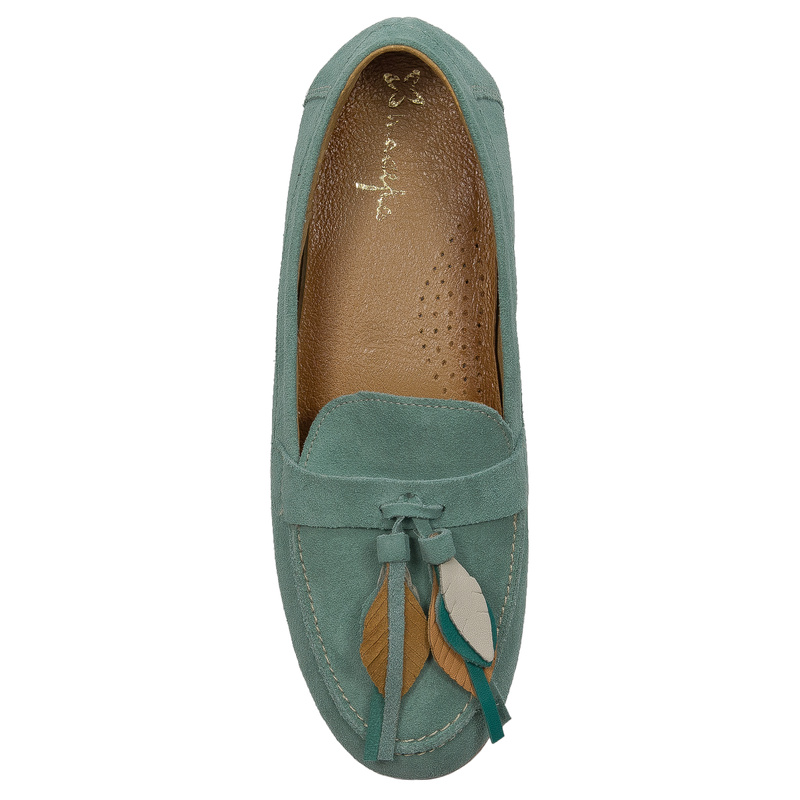 Maciejka green moccasins 04494-36/00-5