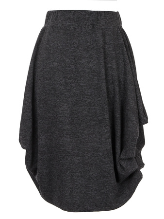 Silvia Graphite Knitted Skirt