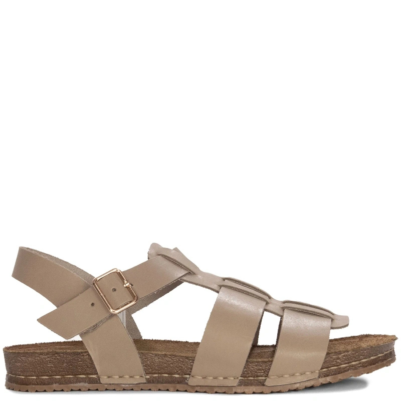 Maciejka Women's Leather Sandals Beige
