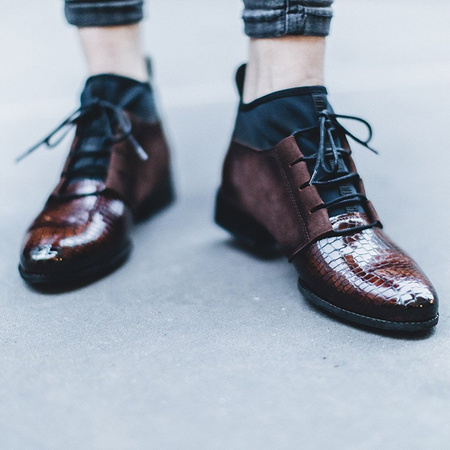 Maciejka leather Brown Lace-up Boots