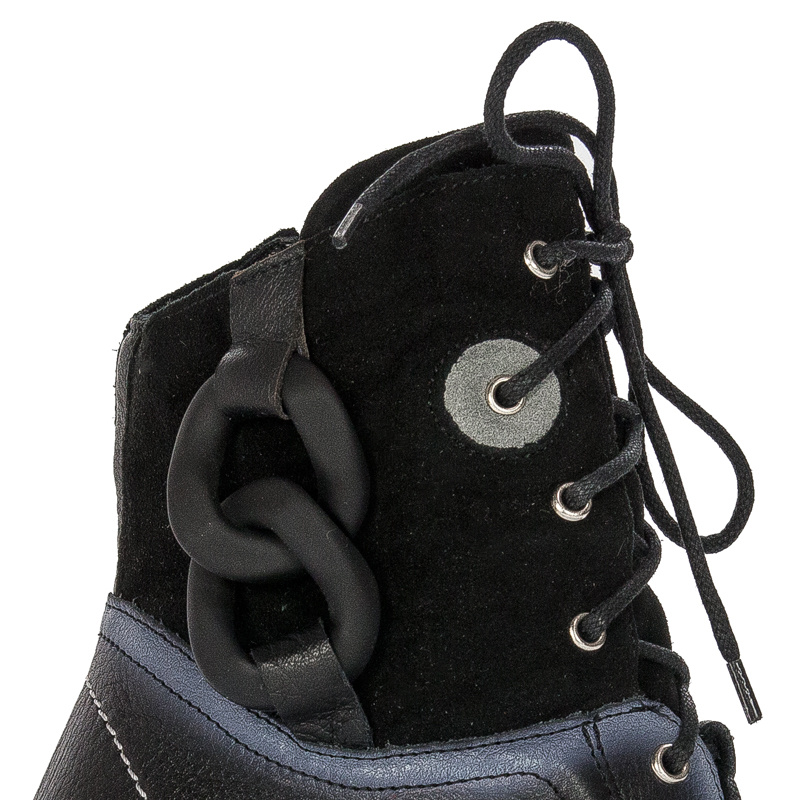 Maciejka Black & White Boots 05599-01/00-7