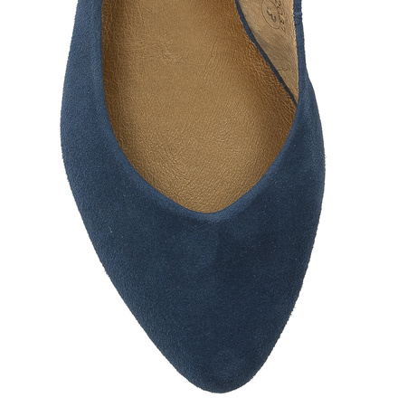 Maciejka Navy Blue Leather Pumps 04482-1700-5