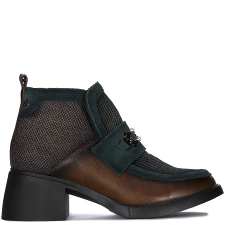 Maciejka Brown Green Women's Boots 06747-29/00-8