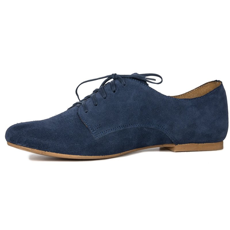 Maciejka Navy Low Shoes 04929-17/00-5