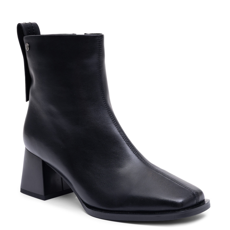 Maciejka Women's Leather Ankle Boots on a Heel Black K7660-01/00-7