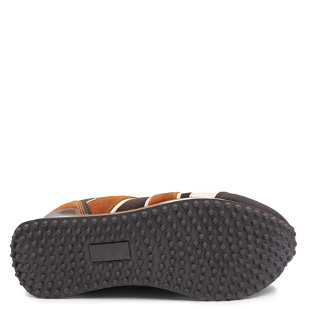 Maciejka Multicolor Leather Platform Sneakers Brown M7356-02/00-7