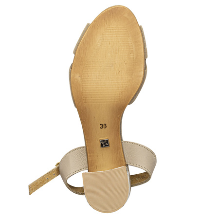 Maciejka Dark Beige Sandals 04120-10/00-5
