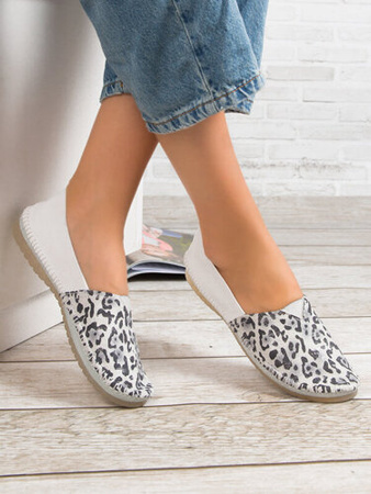 Maciejka Półbuty Skóra Naturalna Białe