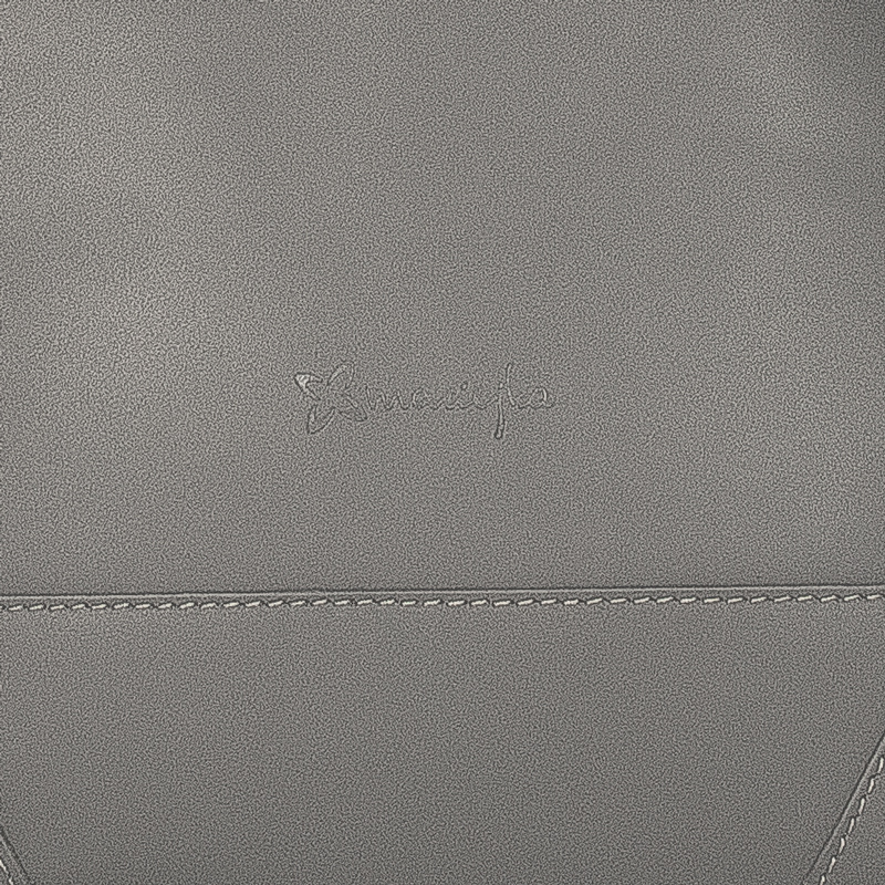 Maciejka Women's Grey Leather Handbag C299