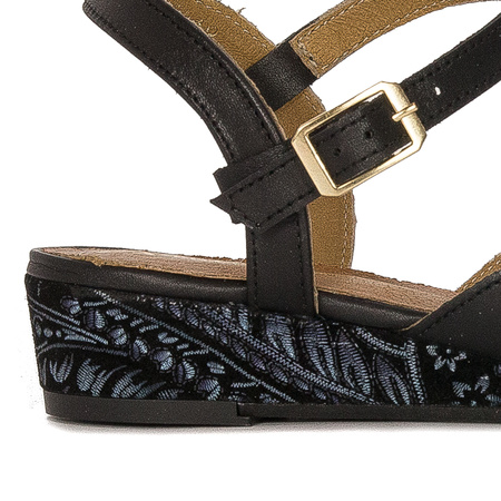 Maciejka Leather Black Women's Sandals