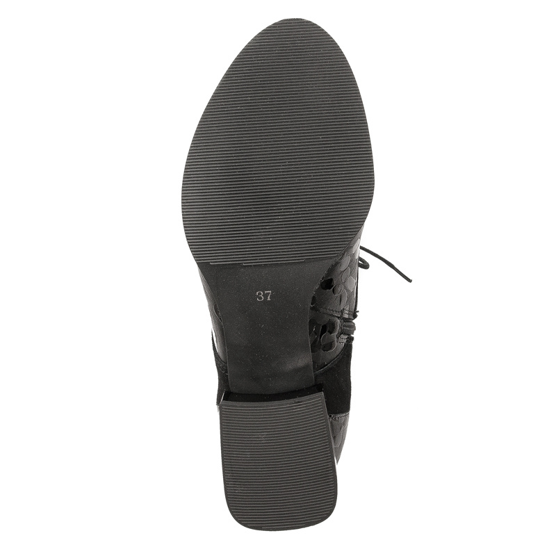 Maciejka Black Women's Lace-Up Boots 2878J-01/00-3