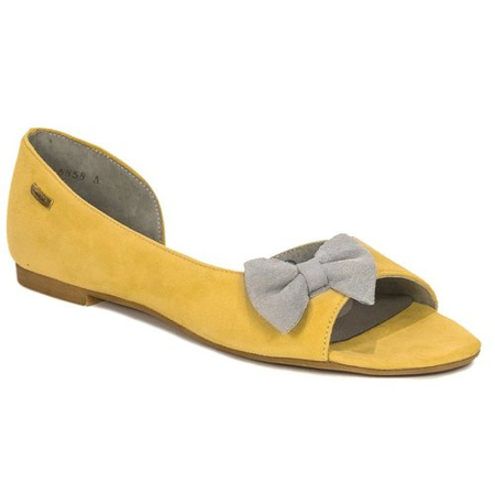 Maciejka Yellow Flat Shoes 0554A-07/00-5