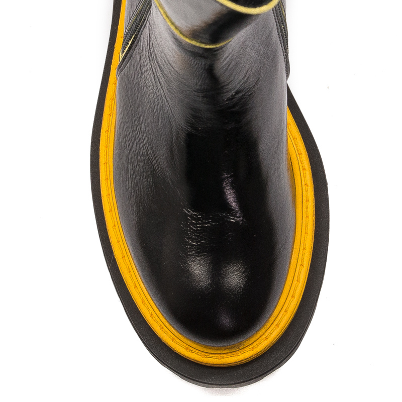 Maciejka Black- Yellow Boots 05747-07/00-7