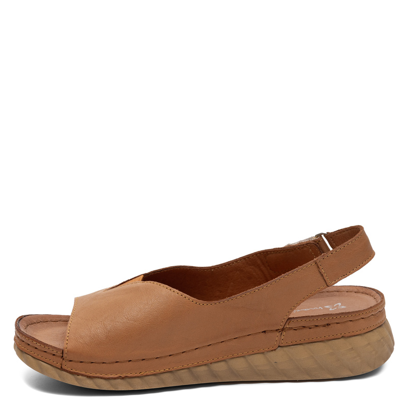 Maciejka Original Leather Women's Platform Sandals Orange L7633-29/00-1
