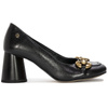 Women's Black Leather Pumps 06244-01/00-1