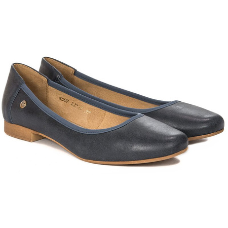 Maciejka Navy Blue Ballerina 4507A-17/00-5