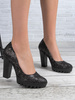 Maciejka Black&Silver Pumps 2629S-01/00-1