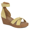 Maciejka Women's Leather Sandals Yellow