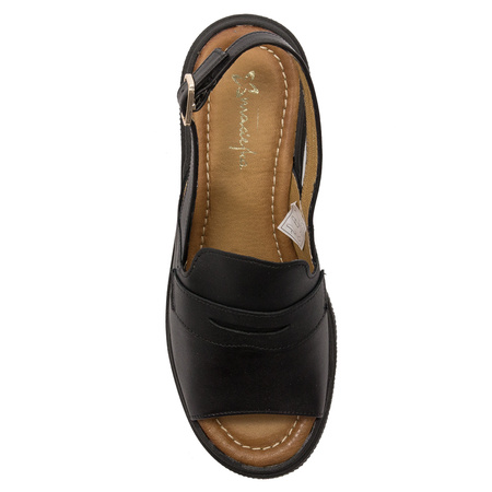 Maciejka Black Sandals 06039-01-00-1