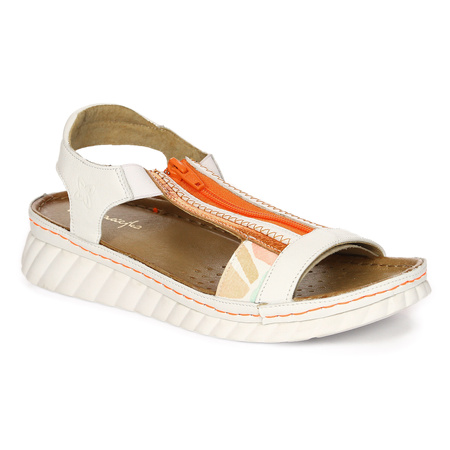 Maciejka Women's Leather White Sandals