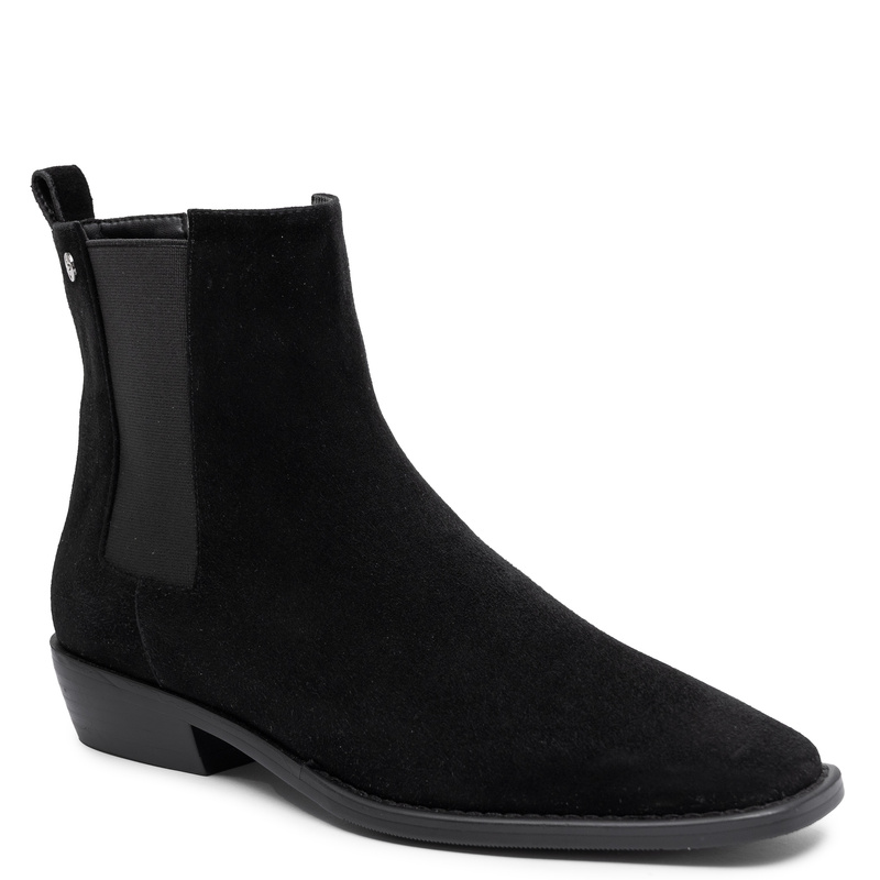 Maciejka Women's Leather Ankle Boots with Zipper Black K7758-01/00-7