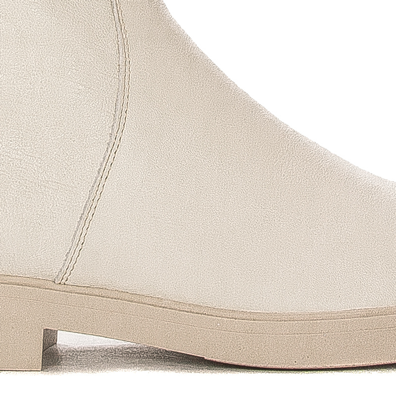 Maciejka Light Beige leather Knee-High Boots