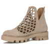 Maciejka Women's Beige openwork leather ankle boots