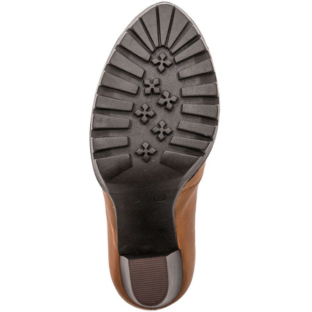 Maciejka Classic Leather Platform Pumps Brown 02629-29/00-1