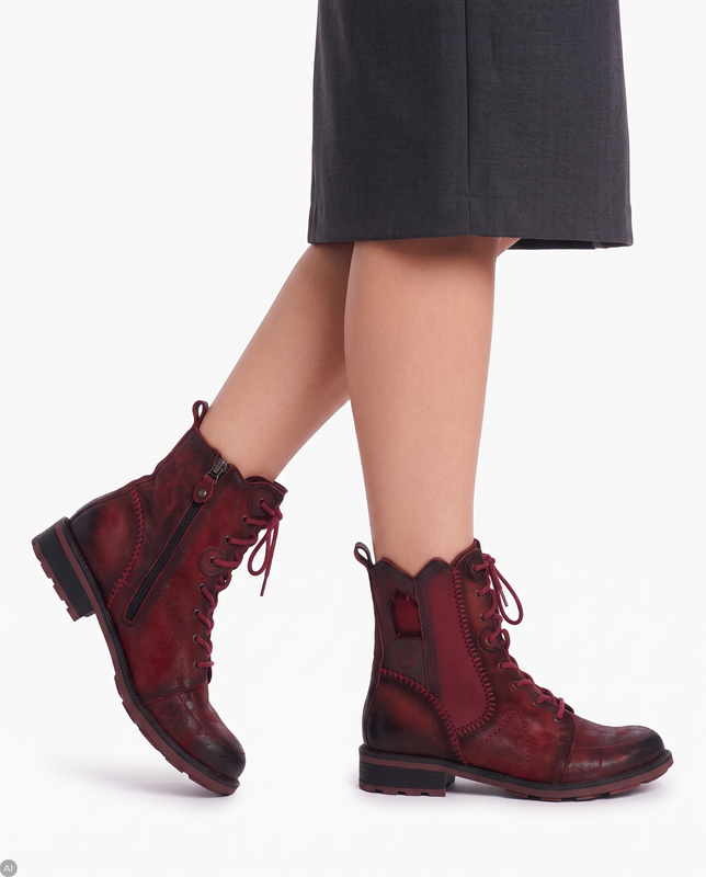 Maciejka Red Boots 06719-08/00-8