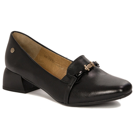 Maciejka Women's Black Leather Pumps