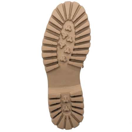 Maciejka Loafers Patent Leather Chunky Platform Light Beige 06294-22/00-8