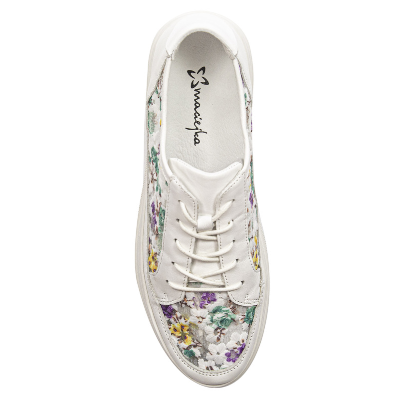 Maciejka Woman's Sneakers White Leather N6480-11/00-1