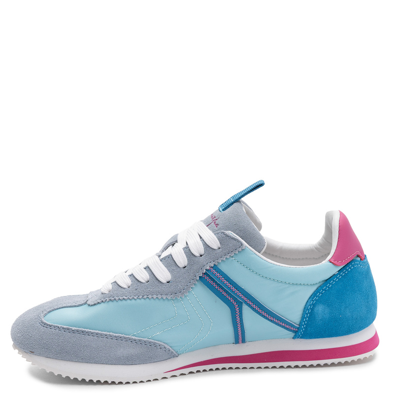 Maciejka Leather Colorful Patchwork Sneakers Blue M7355-06/00-7