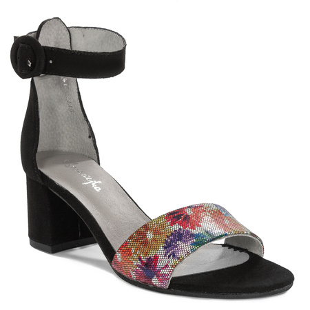 Maciejka Women's Leather Stiletto Sandals Black