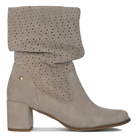 Maciejka Cappucino Suede Boots 6005A-04/00-6