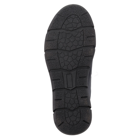 Maciejka Leather Low Shoes Elastic Laces Dual-Zip Navy P7238-17/00-1