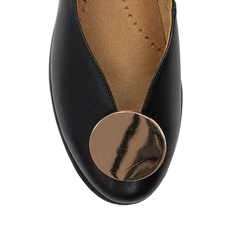 Maciejka Black leather Shoes 5315B-01/00-5