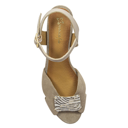 Maciejka Dark Beige Sandals 04120-10/00-5