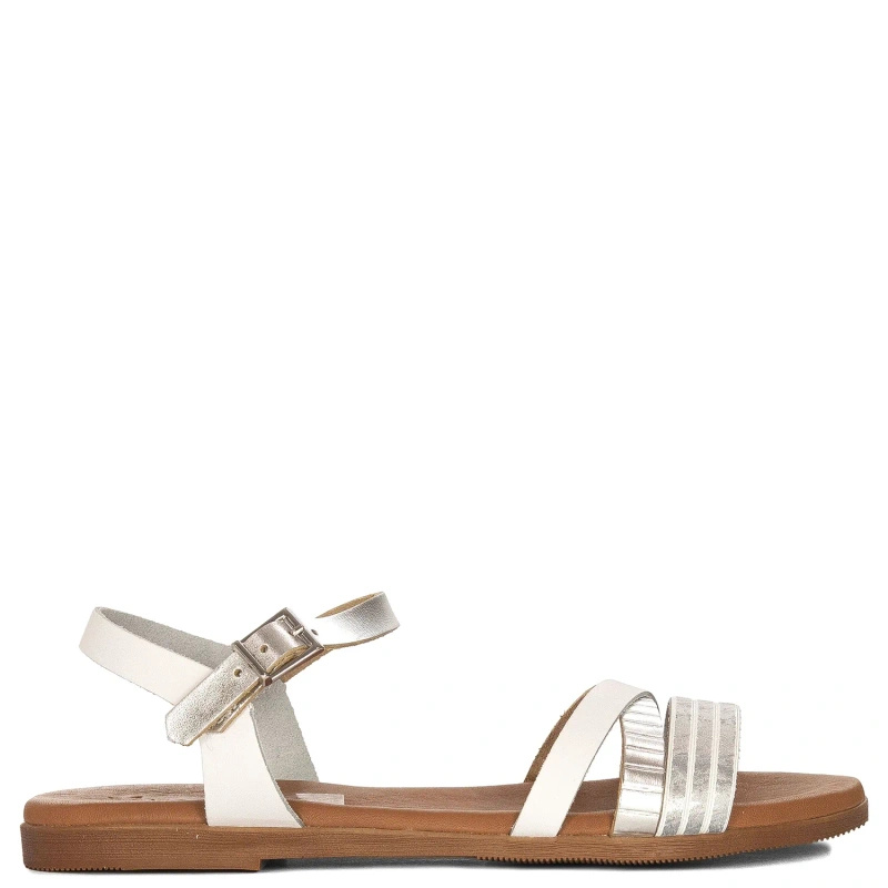 Maciejka Women's Leather White Sandals