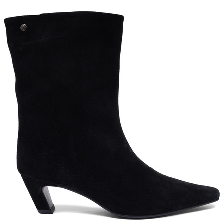 Maciejka Suede Pointed Toe Kitten Heel Boots K7791-01/00-7