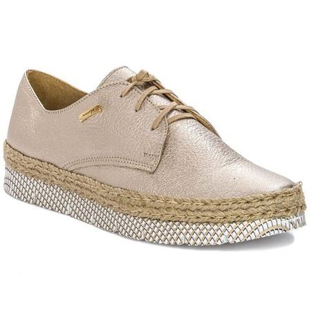 Maciejka Gold Espadrilles 02936-45/00-5