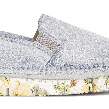 Maciejka Light Blue Low Shoes