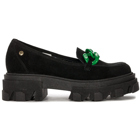 Maciejka Black Low Shoes 2850J-12/00-1