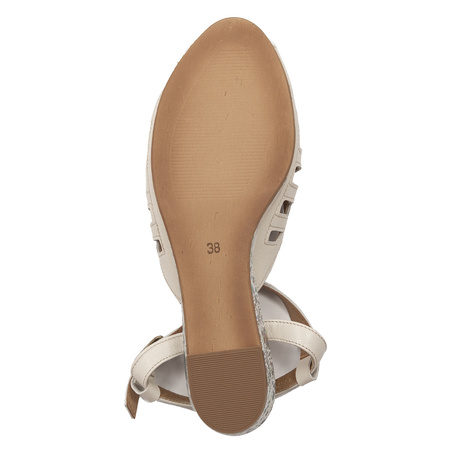 Maciejka Women's Leather Sandals Light Beige