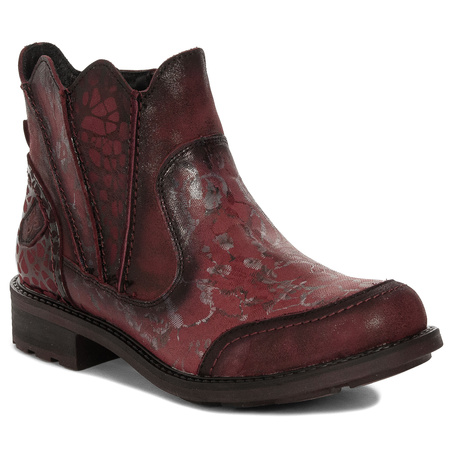 Maciejka Women's Leather Boots Red
