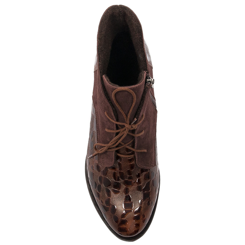 Maciejka Brown women's Lace-Up Boots 2878J-02/00-3