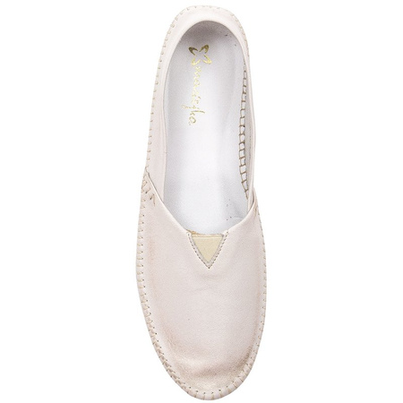 Maciejka Gold Women's Flat Shoes 01930-88/00-0