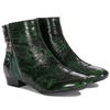 Maciejka Green Leather Women's Boots