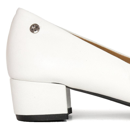 Maciejka White Pumps