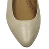 Maciejka Leather Ballet Flats Classic Almond Toe Beige 00873-32/00-5